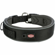 Coleira Premium Extra Larga Preto Grafite